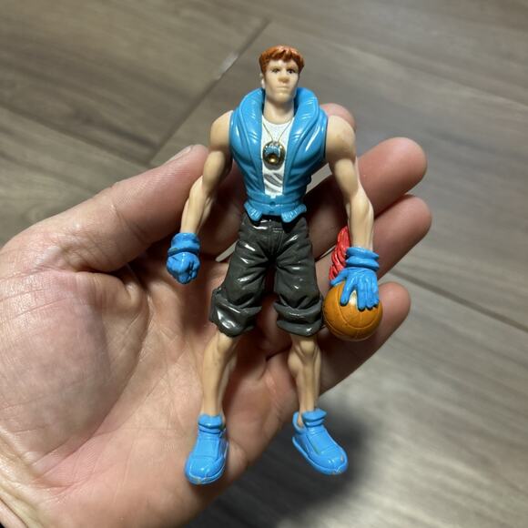 2000 Burger King Backstreet Boys BRIAN Flaming Basketball Figure Stan Lee Media - Picture 1 of 3